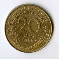 20 Centimes r.1988 (wč.732)