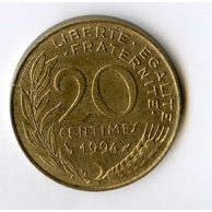 20 Centimes r.1994 (wč.746)