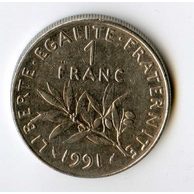 1 Franc r.1991 (wč.966)