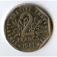 2 Francs r.1981 (wč.984)