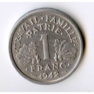 1 Franc r.1942 (wč.1101)