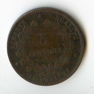 5 Centimes 1872 (wč.1300)