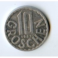 10 Groschen r.1981 (wč.371)