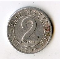 2 Groschen r.1954 (wč.486)