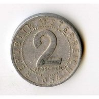 2 Groschen r.1954 (wč.487)