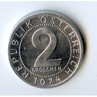2 Groschen r.1974 (wč.501)