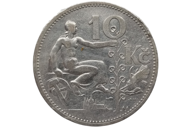 10 Kč - Desetikoruna (1932) (Wč.100)  