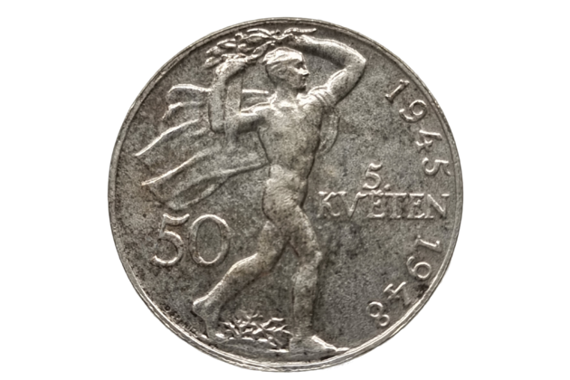 50 Kčs 3.výročí pražského povstání (1948) (Wč.105)