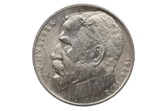 50 Kčs 50. výročí úmrtí sochaře Josefa Václava Myslbeka (1972)  (Wč.136)