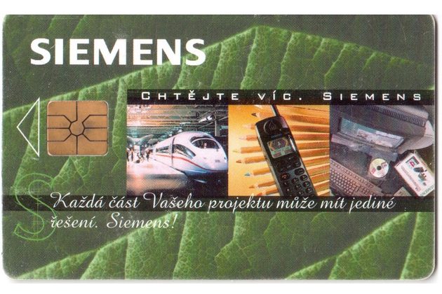 TK147 - Telefonní karta ČR Telecom - Siemens (09/04.98/50 150Kč)