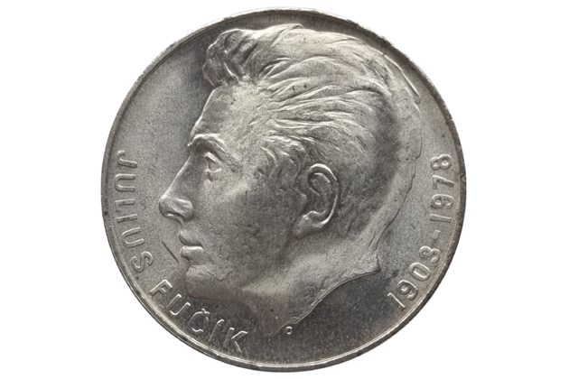 100 Kčs 75. výročí narození Julia Fučíka (1978)  (Wč.147)