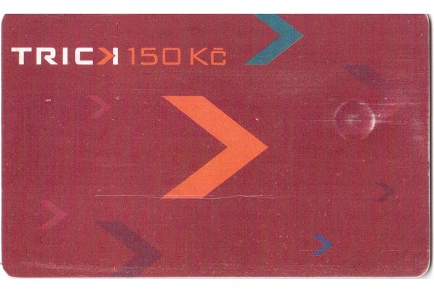 TK166 - Telefonní karta ČR Telecom - Trick (01/03.02 150Kč)