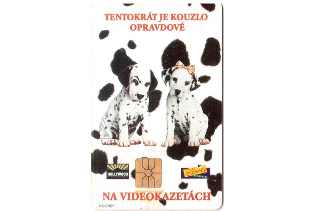 TK168 - Telefonní karta ČR Telecom - 101 Dalmatinů (43/10.97/50 150Kč) 