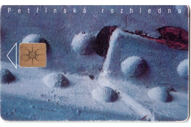 TK184 - Telefonní karta ČR Telecom - Petřínská rozhledna (55/08.96/50)