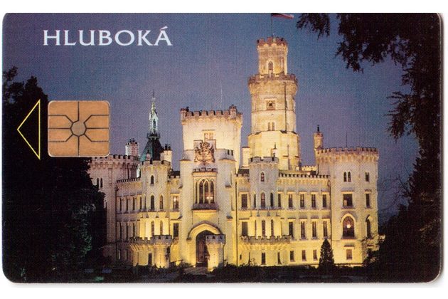 TK187 - Telefonní karta ČR Telecom - Hluboká nad Vltavou (67/10.96/50 100Kč)