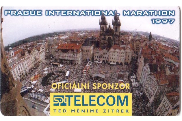 TK188 - Telefonní karta ČR Telecom - Pražský maratón 1997 (18/04.97/50 150Kč)