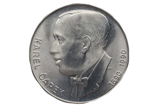 100 Kčs Karel Čapek (1990) (Wč.188)