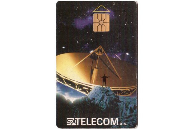TK207 - Telefonní karta ČR Telecom - Radioteleskop (17/04.97/100 300Kč)