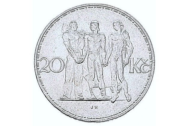 20 Kč - Dvacetikoruna (1934) (Wč.097)