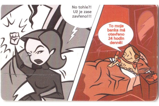 TK227 - Telefonní karta ČR Telecom - NonstopBank (66/12.98/50 200Kč)