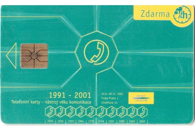 TK239 - Telefonní karta ČR Telecom - Zelená karta (35/06.01/60 175Kč)