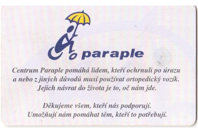 TK251 - Telefonní karta ČR Telecom - Paraple (18/05.00/50 175Kč)