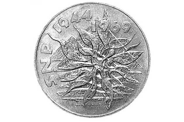 25 Kčs 25. výročí Slovenského národního povstání (1969)  (Wč.128)