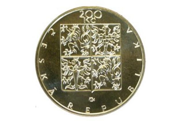 Stříbrná mince 200 Kč - 200. výročí narození Františka Palackého provedení proof (ČNB 1998)