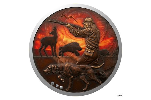 Stříbrná medaile Myslivost standard (ČM 2026) 