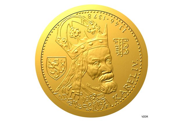Zlatý dukát ČR 2026 - Novoražba karlovského dukátu, dukátový lesk (ČM 2026)