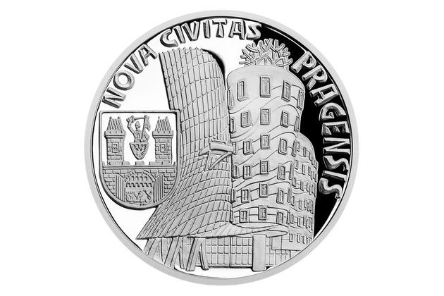 Stříbrná mince Vznik královského hlavního města Praha - Nové Město pražské proof (ČM 2019) 