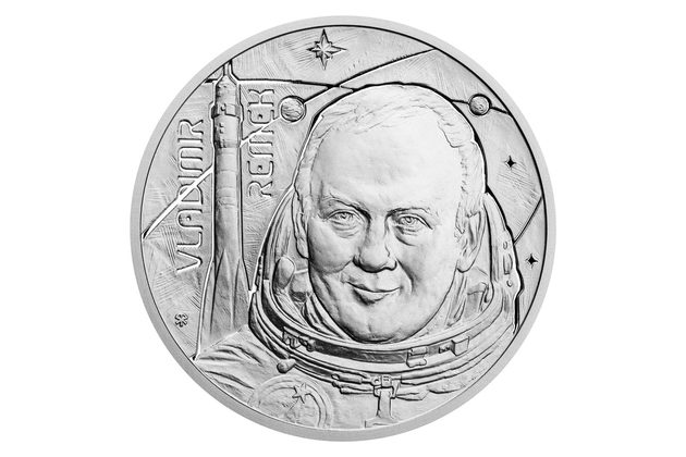 Stříbrná mince Mléčná dráha - První Čechoslovák ve vesmíru proof (ČM 2023)     
