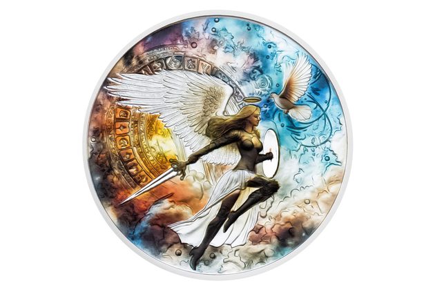 Stříbrná mince Souboj dobra a zla - Dobro reverse proof (ČM 2025)
