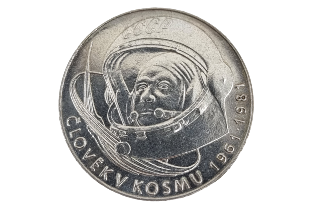 100 Kčs Člověk v kosmu - J. A. Gagarin (1981) (Wč.156)