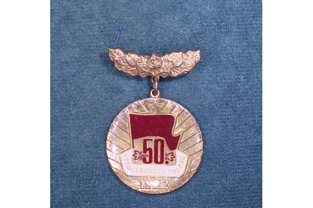 13345 -. 50.výročí Rudých odborů