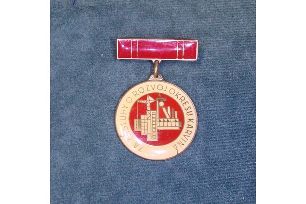 13348 - Za zásluhy o rozvoj okresu Karviná