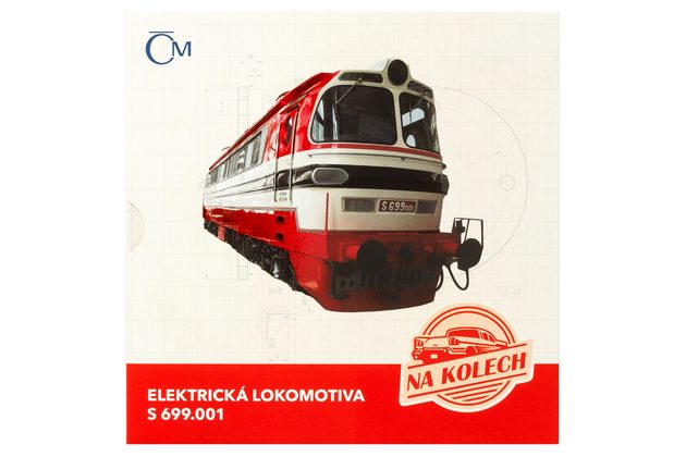 Stříbrná mince Na kolech - Elektrická lokomotiva S 699.001  proof (ČM 2024)  