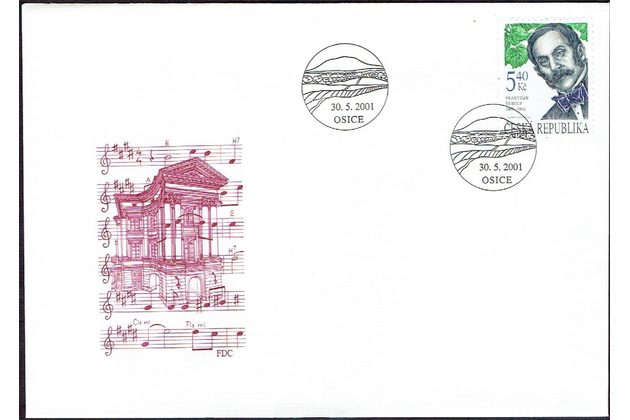 FDC 0293- 294  - Obálka prvního dne 2001    
