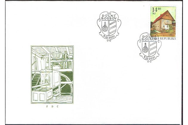 FDC 0306-307   - Obálka prvního dne 2001    