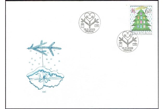FDC 0337  - Obálka prvního dne 2002    