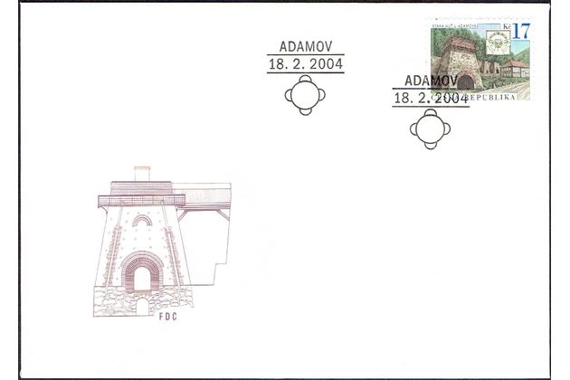 FDC 0389- 390   - Obálka prvního dne 2004  