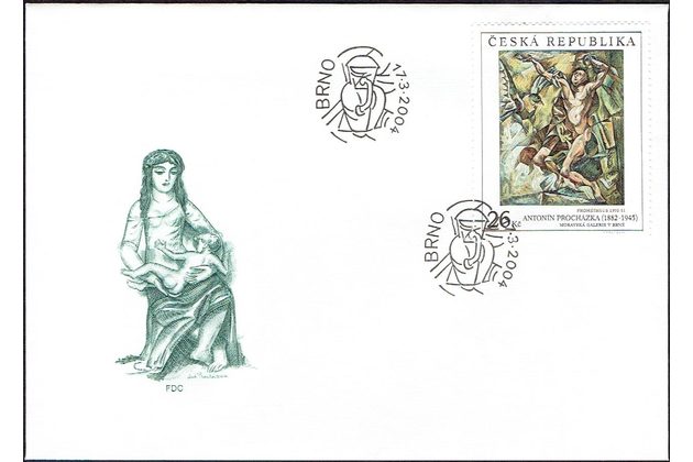 FDC 0392  - Obálka prvního dne 2004   