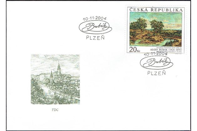 FDC 0417-419  - Obálka prvního dne 2004  