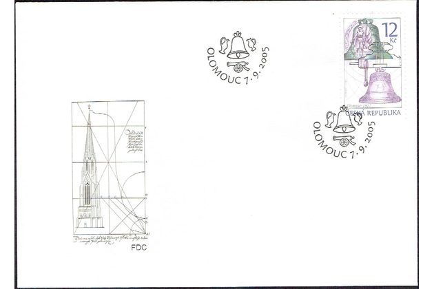 FDC 0444- 446   - Obálka prvního dne 2005