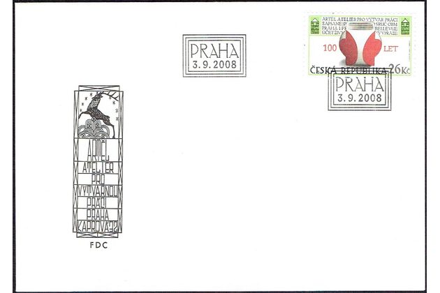 FDC 0572  -  Obálka prvního dne 2008  