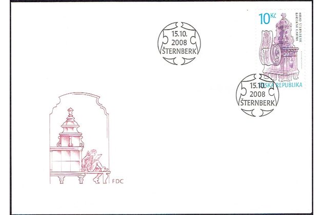 FDC 0576- 577  -  Obálka prvního dne 2008  