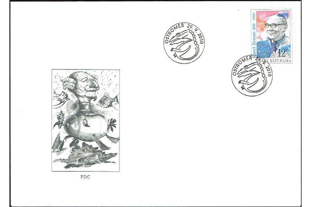 FDC 652- 653 -  Obálka prvního dne 2010  