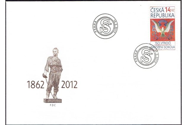 FDC 711   -  Obálka prvního dne 2012  