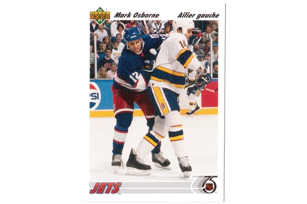 HK110 - Upper Deck karta - Mark Osborne č.296 (1991-92)