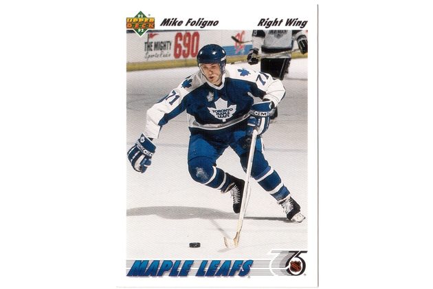 HK111 - Upper Deck karta - Mike Foligno č.212 (1991-92)